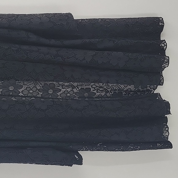 Elegant Lace Kimono Black - Picture 9 of 15